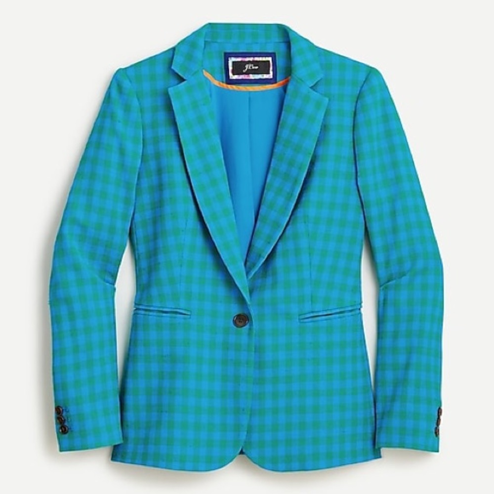 J. Crew Gingham Set in Blue